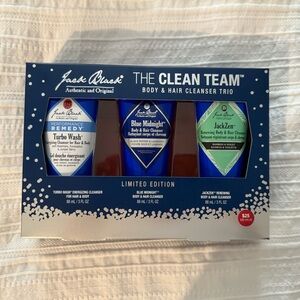 Jack Black The Clean Team Body & Hair Cleanser Trio